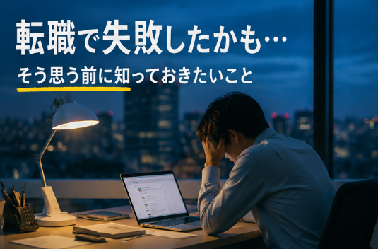 転職後の不安について考え込む仕事終わりの臨床検査技師