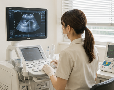 健診センターでエコー業務を行う臨床検査技師