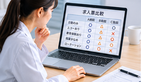 求人を検討する臨床検査技師