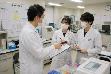 臨床検査技師｜年間休日120日・残業ほぼなしの管理職募集＠稲毛区